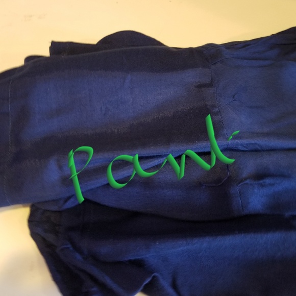 2pc White/Blue Salwar Kurta - Picture 5 of 5